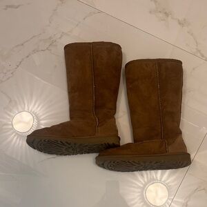 UGG Brown Suede Boots Size 3 Kids